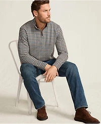 Lands' End Big & Tall Bedford Rib Casual Quarter Zip Sweater
