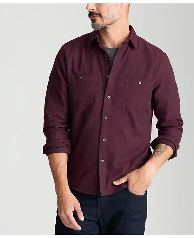 UNTUCKit Men's Slim Fit Hemsworth Flannel Button Up Shirt