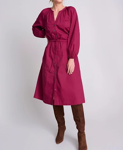 UNTUCKit Women's Stretch Midi Farrah Dress