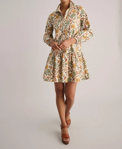 UNTUCKit Women's Cotton A-Line Maren Shirt Dress