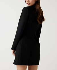 Guess Women's Ls Zanita Stripe Long Sleeve Blazer Dress