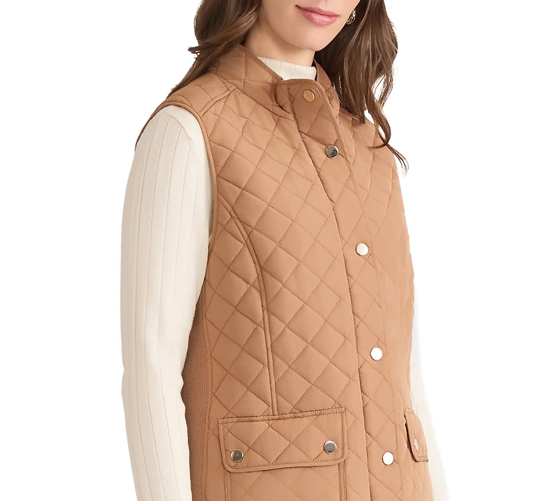 Jones New York Women's Patch Pocket Vest Jacket
