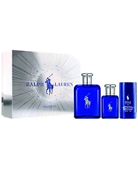 Ralph Lauren 3-Pc. Polo Blue Eau De Toilette Trio Fragrance Git Set