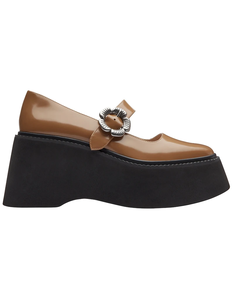 Coach Women's Tea Rose Platform Mary Janes