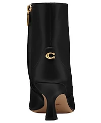 Coach Women's Sculpted C Kitten Heel Booties