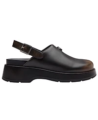 Coach Women's Sculpted C Loved Leather Platform Clogs