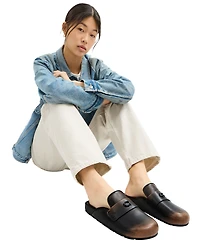 Coach Women's Sculpted C Loved Leather Clogs
