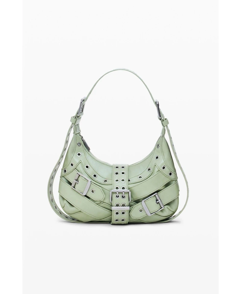 Desigual Women's Medium faux leather bag with buckles