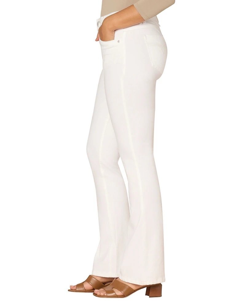 Democracy Women's Petite Mid-Rise Pocket Detail Jeans