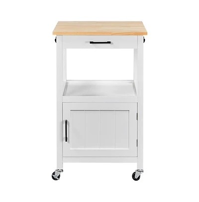 Yaheetech 35" H Kitchen Island Cart Storage Rolling Kitchen Cart