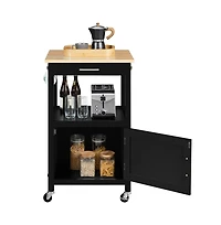 Yaheetech 35" H Kitchen Island Cart Storage Rolling