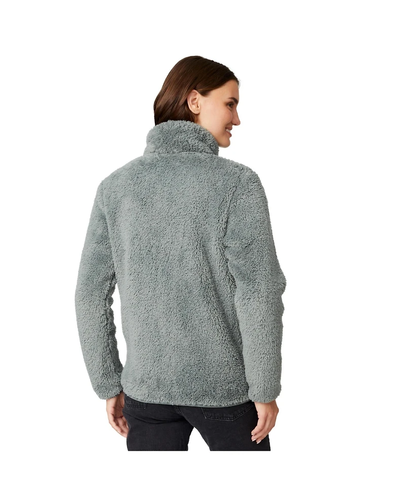 Free Country Women's Sherpa Butter Pile Button Front Jacket