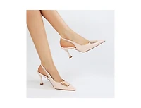 Berness Capri Slingback with Metal Accent