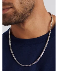 Devata Paddy Oval 5mm Chain Necklace in Sterling Silver, 18 inches
