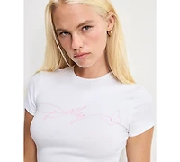 Good American Women's Dolly Signature Print Top