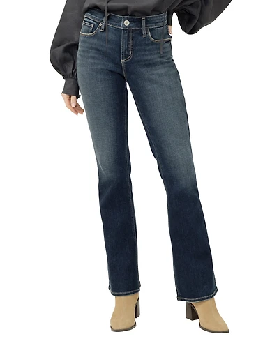 Silver Jeans Co. Women's Elyse Mid-Rise Bootcut