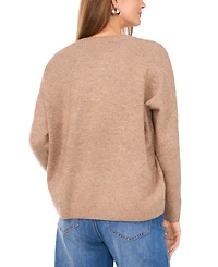 Vince Camuto Women's Cozy V-Neck Dropped-Shoulder Sweater