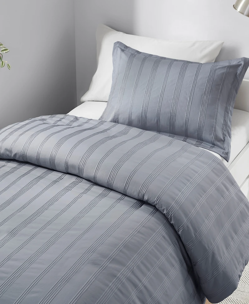 510 Design Logan Woven Striped 2-Pc. Duvet Cover Set, Twin/Twin Xl