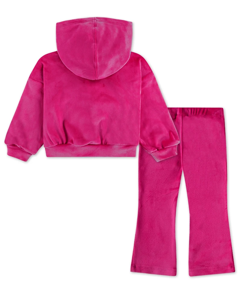 Nike Toddler Girls 2T-4T 2-Piece Zip-Up Hoodie and Flared Leggings Set