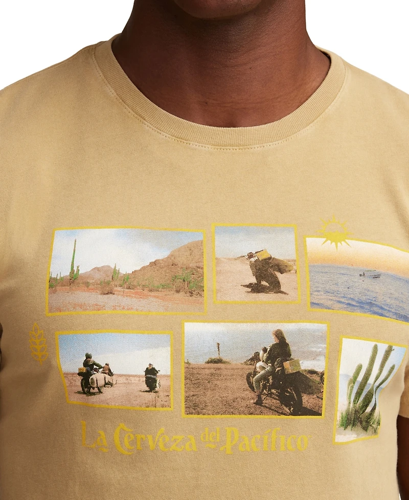 Lucky Brand Men's Pacifico Photos Short Sleeve T-shirt