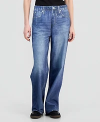 Indigo Rein Juniors' Dream Printed Pull-On Jeans
