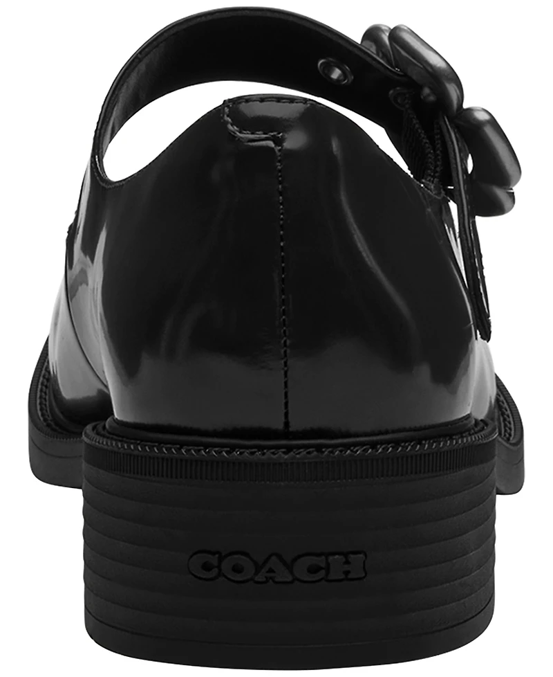 Coach Women's Tea Rose Mary Janes Slip On Flats