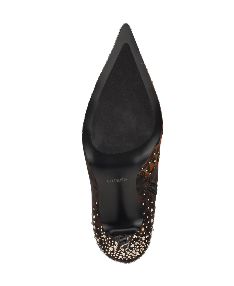 Guess Women's Gomoray Embellished Stiletto Booties