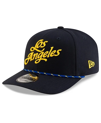 New Era Men's Navy Los Angeles Rams 2025 Nfl Rivalries Sideline 9SEVENTY Adjustable Hat