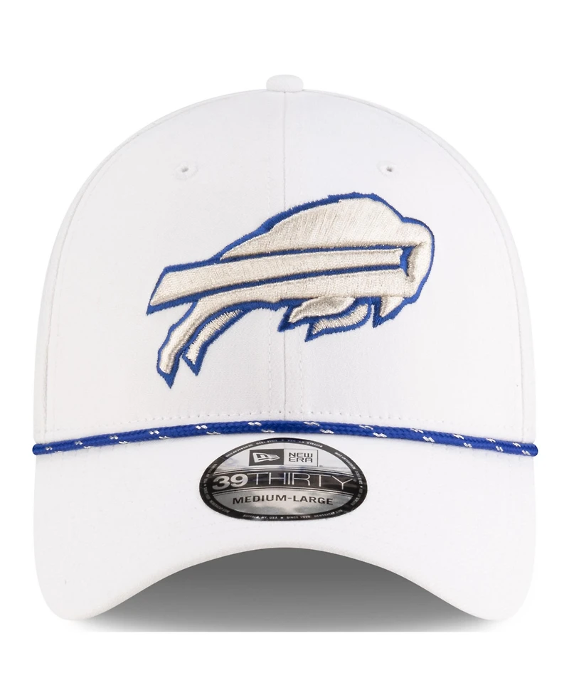 New Era Men's White Buffalo Bills 2025 Nfl Rivalries Sideline 39THIRTY Flex Hat