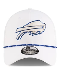 New Era Men's White Buffalo Bills 2025 Nfl Rivalries Sideline 39THIRTY Flex Hat