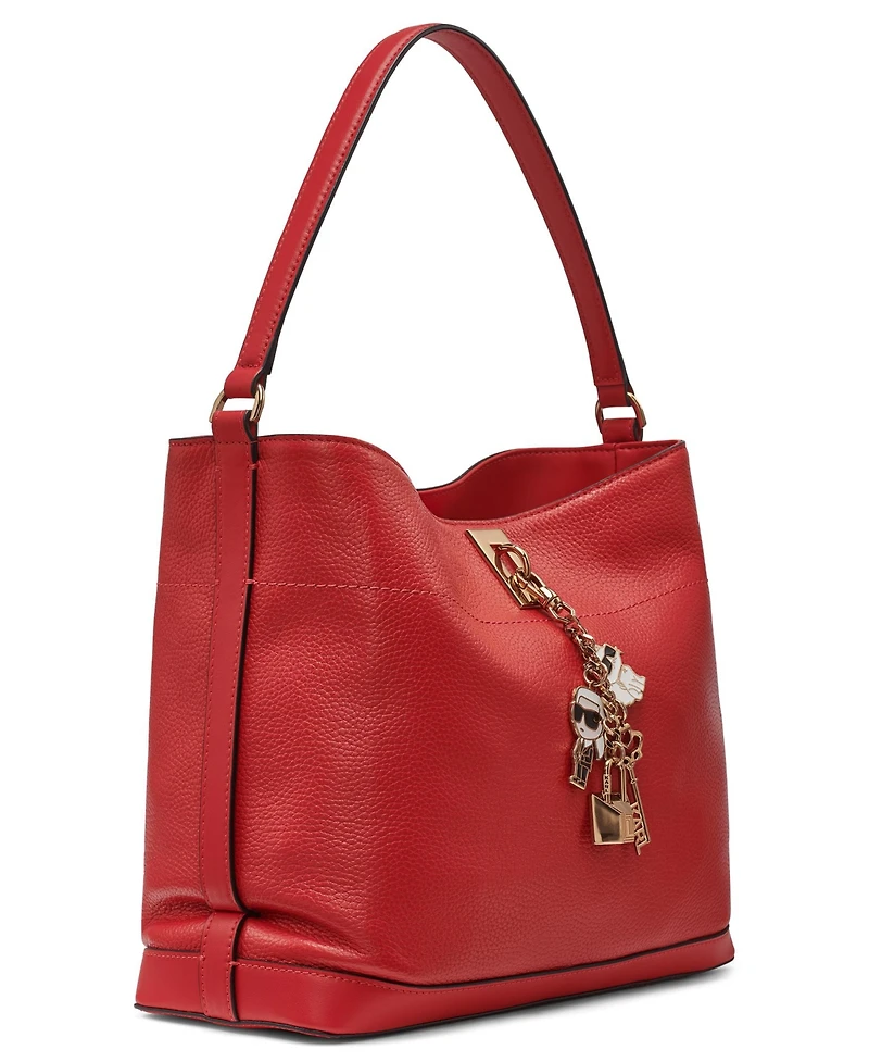 Karl Lagerfeld Paris Gisele Hobo Magnetic Shoulder Bag
