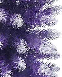 Puleo 6.5FT Pre-Lit Fashion Artificial Christmas Tree