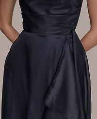 Donna Karan New York Women's Ruched Strapless Gown