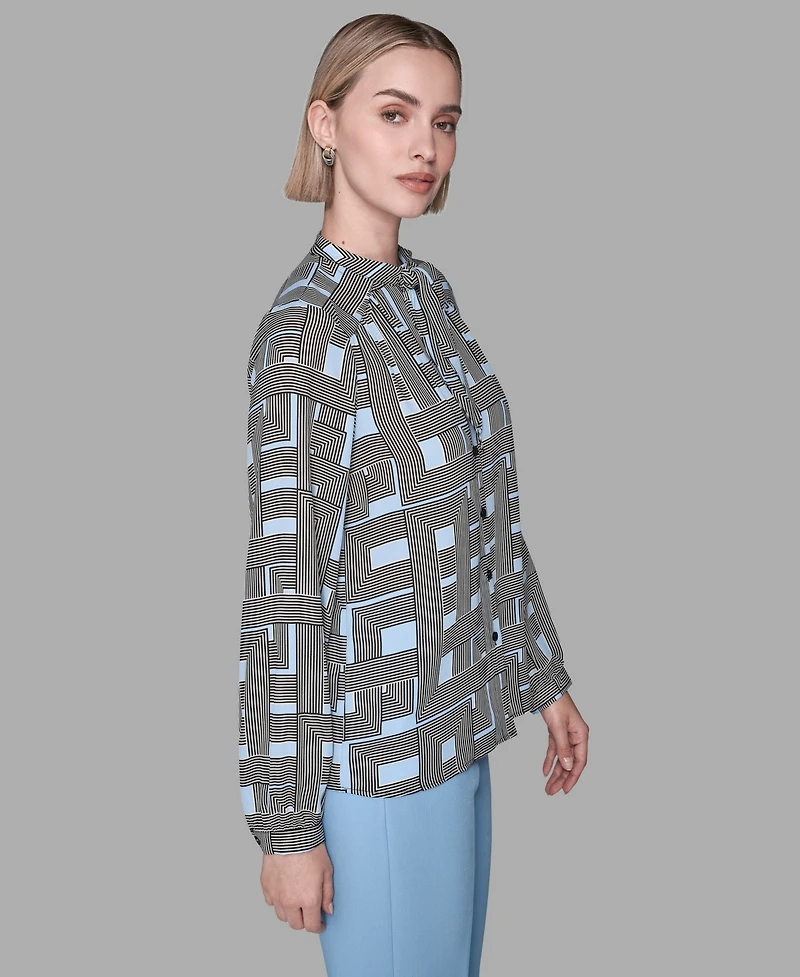 Karl Lagerfeld Paris Women's Printed Top