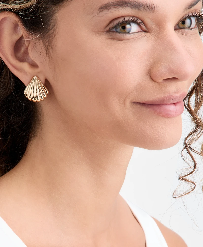 On 34th Textured Shell Drop Earrings, Macy's Exclusive