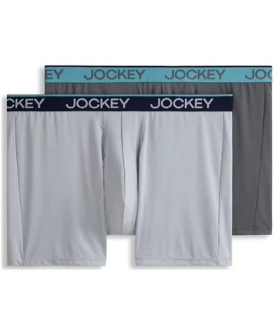 Jockey Men's 2-Pack Chafe-Proof Micro Boxer Briefs