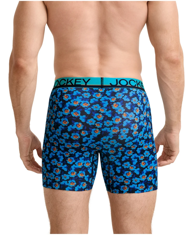 Jockey Men's 3-pack True Style Logo Boxer Briefs