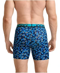Jockey Men's 3-pack True Style Logo Boxer Briefs