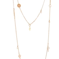 Pre-Owned HERMES Ex-Libris Station Long Necklace