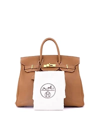 Pre-Owned Hermes Birkin 30 Handbag Brown Togo with Gold Hardware