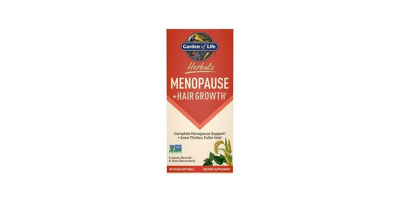 Garden of Life Menopause Plus Hair Growth ,30 Softgels