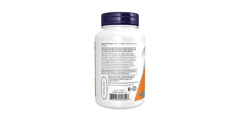 Now Foods Dha-500 Double Strength ,90 Softgels