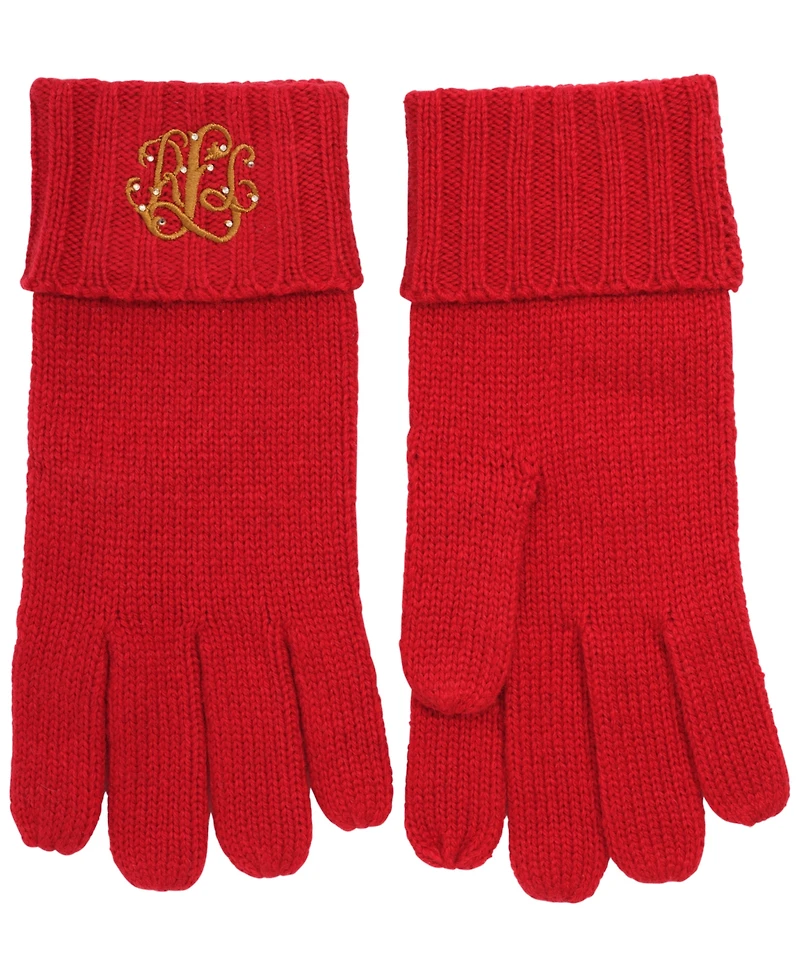 Lauren Ralph Lauren Direct Embroidery Gloves