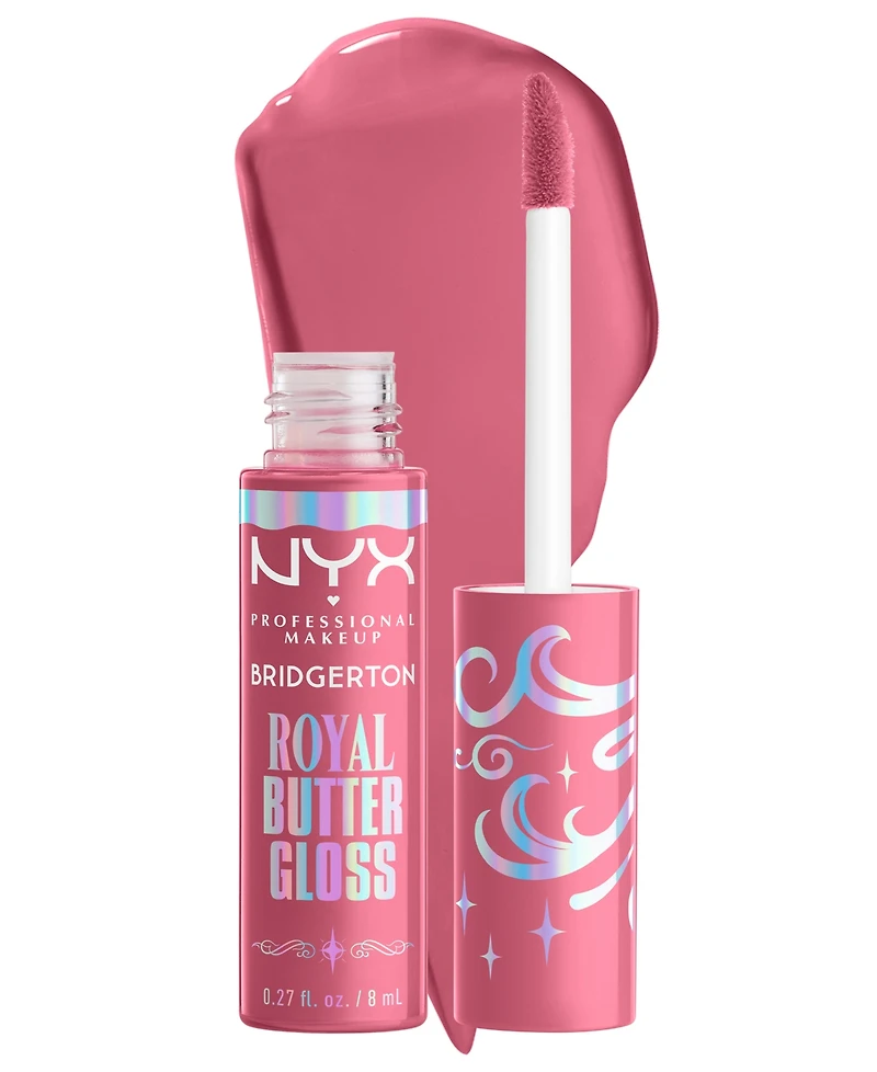 Nyx Professional Makeup Bridgerton Royal Butter Lip Gloss, 0.27 oz.