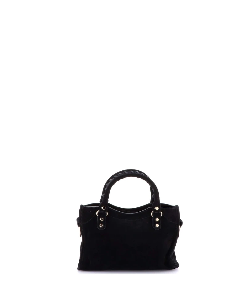 Pre-Owned Balenciaga Mini City Classic Studs Bag Leather