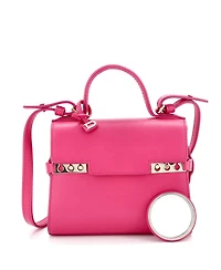 Pre-Owned Delvaux Mini Tempete Top Handle Bag Leather