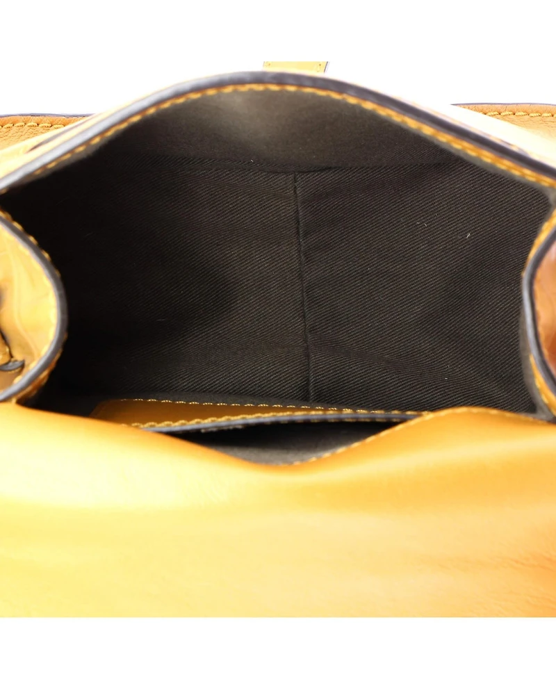 Pre-Owned Chloe Mini Marcie Crossbody Bag Embossed Leather