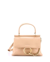 Pre-Owned Chloe Small Faye Top Handle Bag Leather