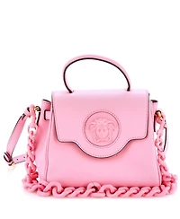 Pre-Owned Versace Small La Medusa Top Handle Bag Leather