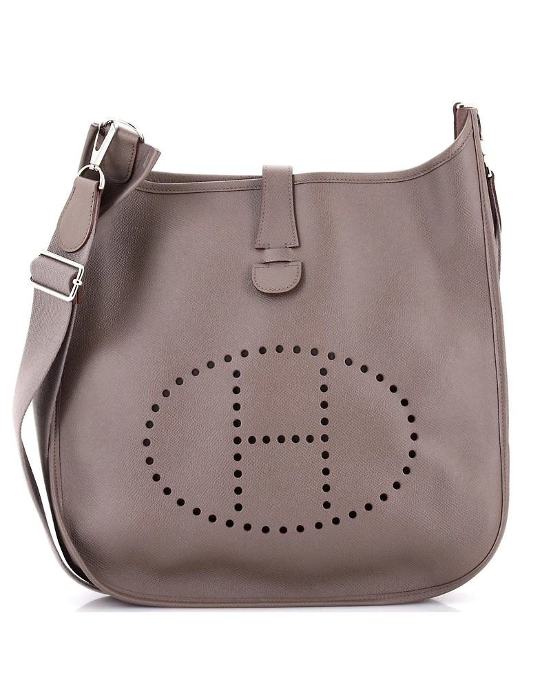 Pre-Owned Hermes Gm Evelyne Bag Gen Iii Epsom